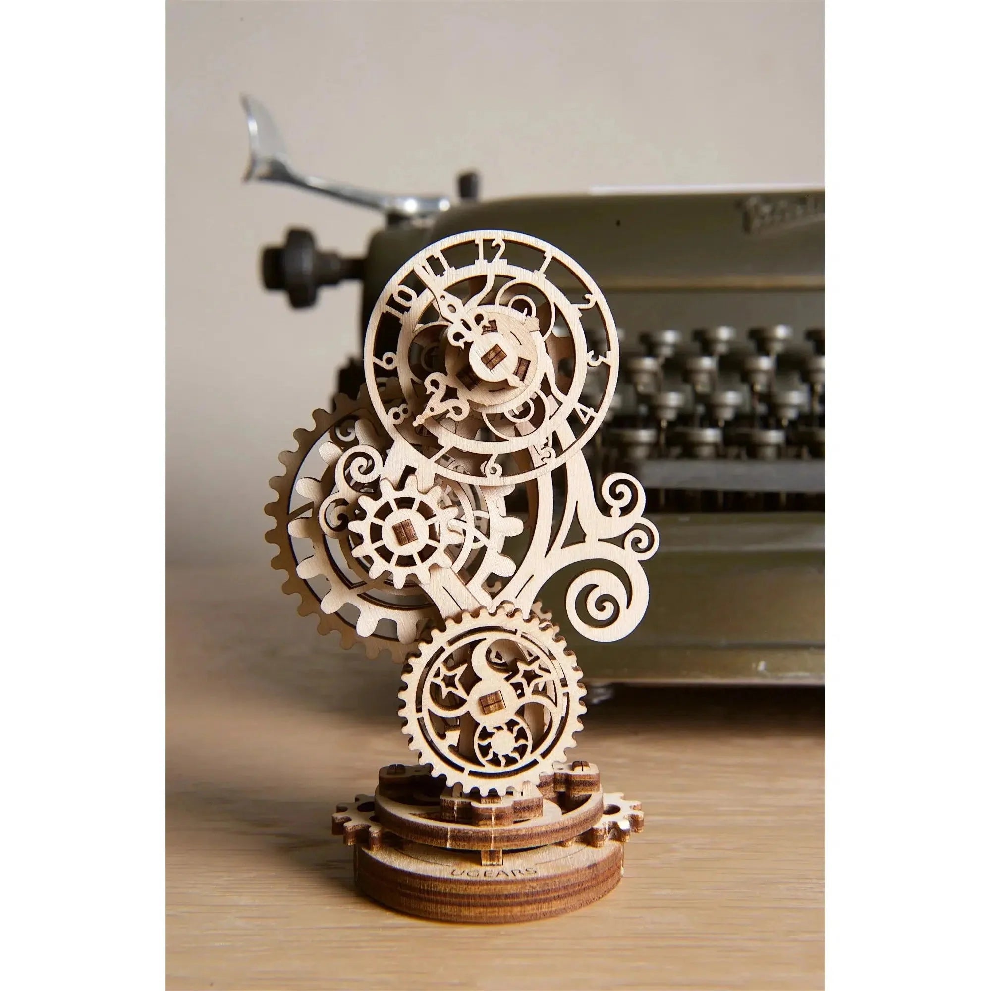 Steampunk Clock 3D Wood Model Kit UGEARS