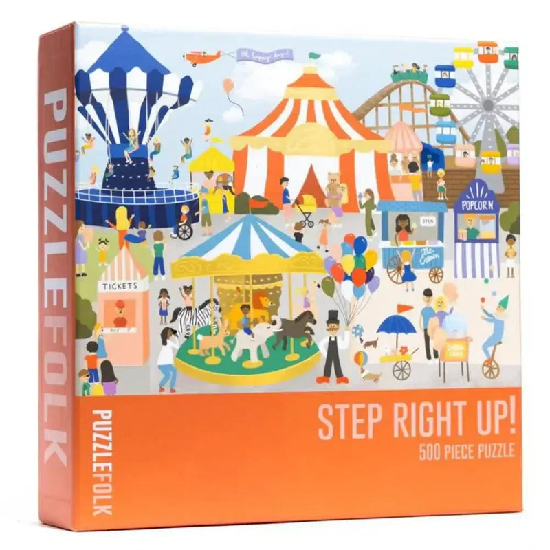 Step Right Up! 500 Piece Jigsaw Puzzle PuzzleFolk - BIG FRENCHIES