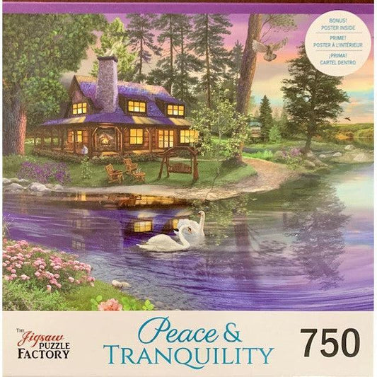 Stillness Peace & Tranquility 750 Piece Jigsaw Puzzle Leap Year - BIG FRENCHIES