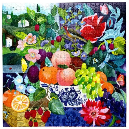 Stone Fruit Life 1000 Piece Jigsaw Puzzle eeBoo - BIG FRENCHIES