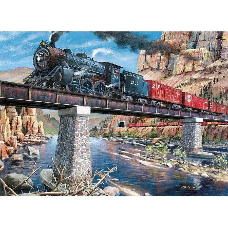 Stone, Steel & Steam 1000 Piece Jigsaw Puzzle Cobble Hill - BIG FRENCHIES