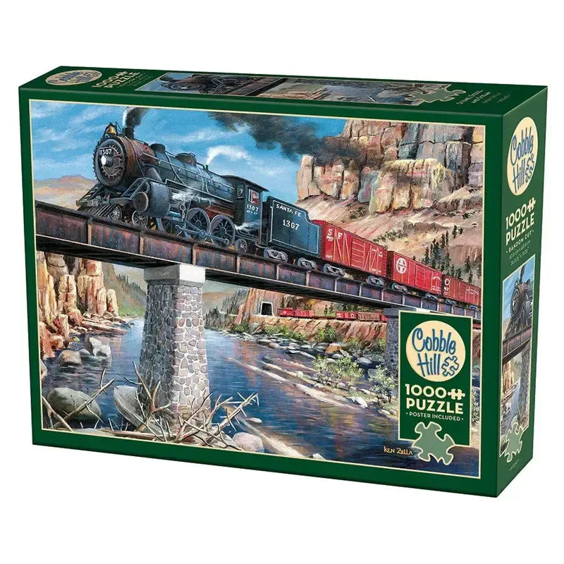 Stone, Steel & Steam 1000 Piece Jigsaw Puzzle Cobble Hill - BIG FRENCHIES