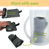 Spill-Proof Sip Top for Classic Flipping Holder