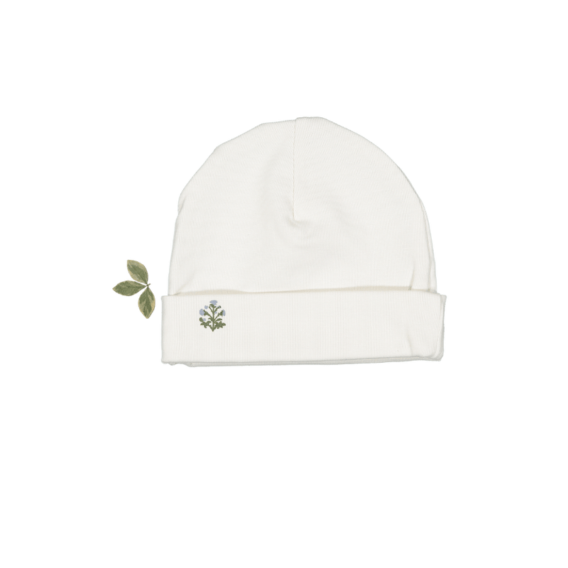 The Printed Hat - Zara Embroider Blue-Hat-BIG FRENCHIES-Lovely Littles