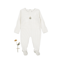 The Printed Romper - Zara Embroider Pink