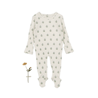 The Printed Romper - Zara Blue