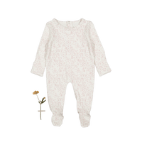 The Printed Romper - Flutter Pink