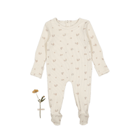 The Printed Romper - Berry Blue