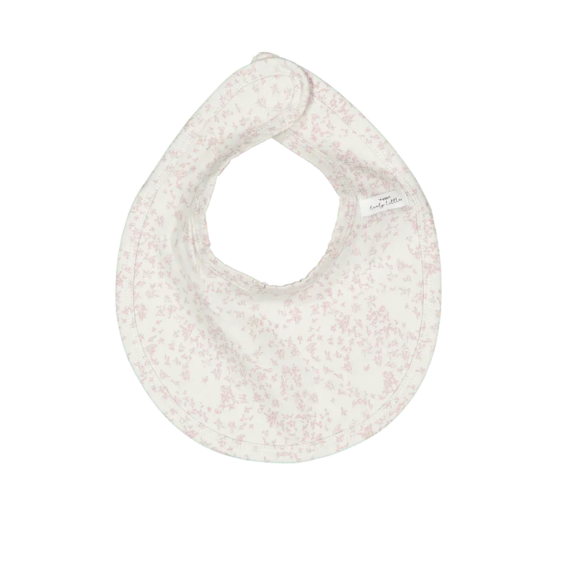 The Printed Bib - Flutter Pink - BIG FRENCHIES