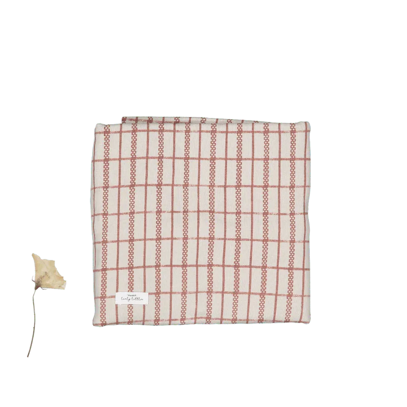The Printed Blanket - Mauve Check - BIG FRENCHIES