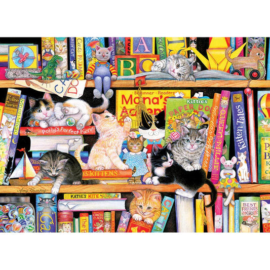Storytime Kittens 350 Piece Family Jigsaw Puzzle Cobble Hill