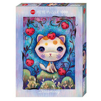 Strawberry Kitty Dreaming 1000 Piece Jigsaw Puzzle Heye
