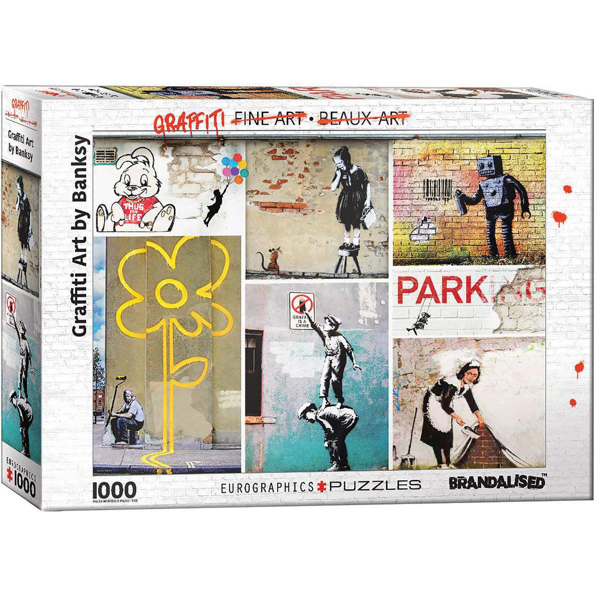 Street Art by Banksy 1000 Piece Jigsaw Puzzle Eurographics