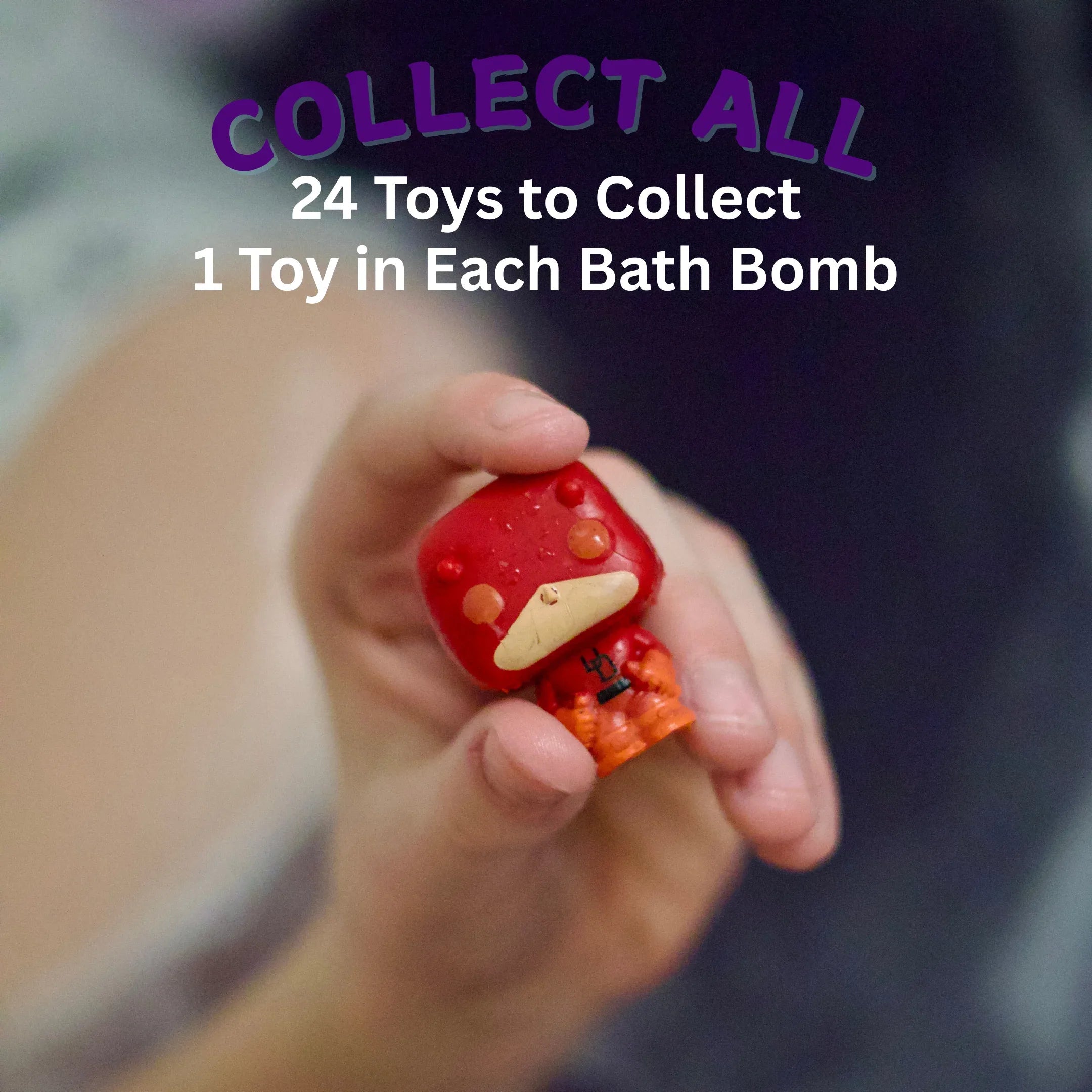 EvolutionUSA 1pc Red Epic Superhero Bath Bombs for Kids, Super Hero Bath Bomb with Toy Inside, Lush Childrens Bathbomb, Organic Bathbomb with Surprise Inside, Fizzy Fun Superhero Bath Ball - BIG FRENCHIES