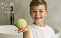 EvolutionUSA 1pc Green Epic Superhero Bath Bombs for Kids, Super Hero Bath Bomb with Toy Inside, Lush Children Bathbomb, Organic Bathbomb with Surprise Inside, Fizzy Fun Superhero Bath Ball - BIG FRENCHIES