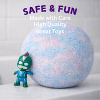 EvolutionUSA Epic Superhero Bath Bombs for Kids, 6 Super Hero Bath Bombs with Toy Inside Bathbombs, Spiderman Bathbomb with Surprise Inside, Bath Balls for Marvel Lovers, Easter Childrens Bath - BIG FRENCHIES