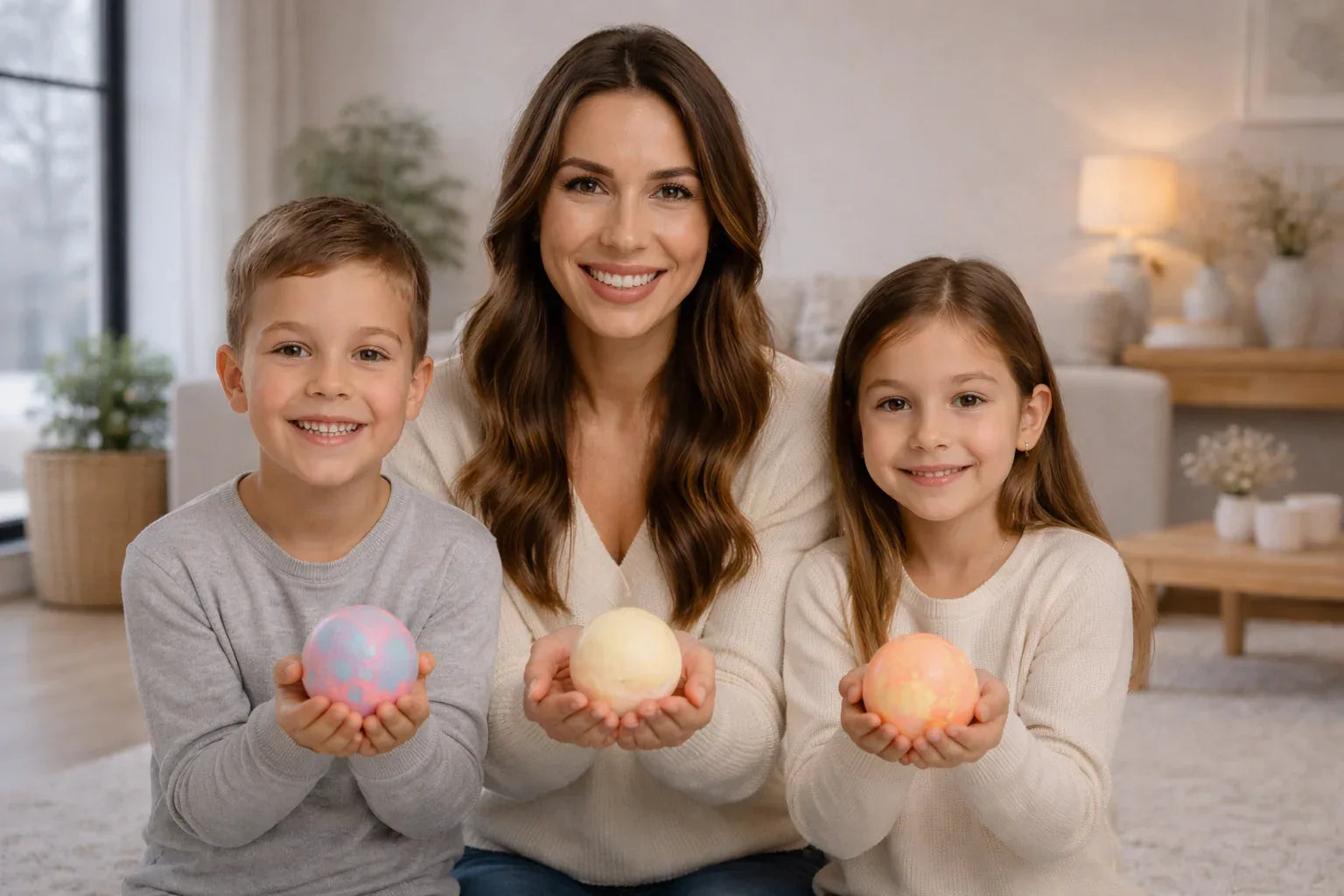 EvolutionUSA 6pc Space Bath Bombs for Boys & Girls, 6 Planet Bath Balls with Toy Hidden Inside, Organic Hypoallerganic Childrens Bathbombs, Cosmic Fun Space Surprise, Gift Set Birthday, Christmas, Easter - BIG FRENCHIES