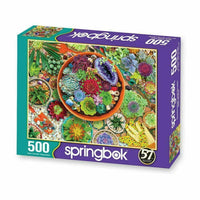 Succulent Garden 500 Piece Jigsaw Puzzle Springbok