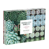 Succulent Garden Double-Sided 500 Piece Jigsaw Puzzle Galison - BIG FRENCHIES