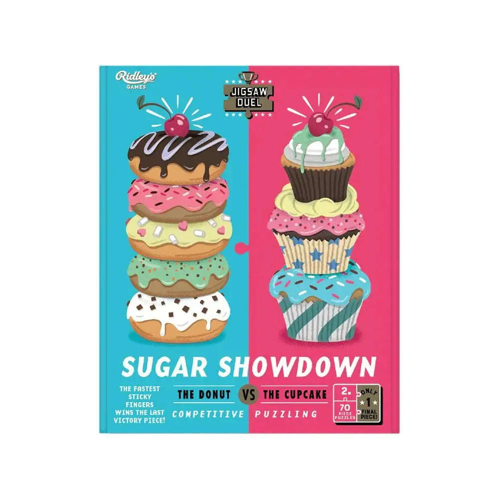 Sugar Showdown Set of 2 70 Piece Jigsaw Duel Puzzles Ridley