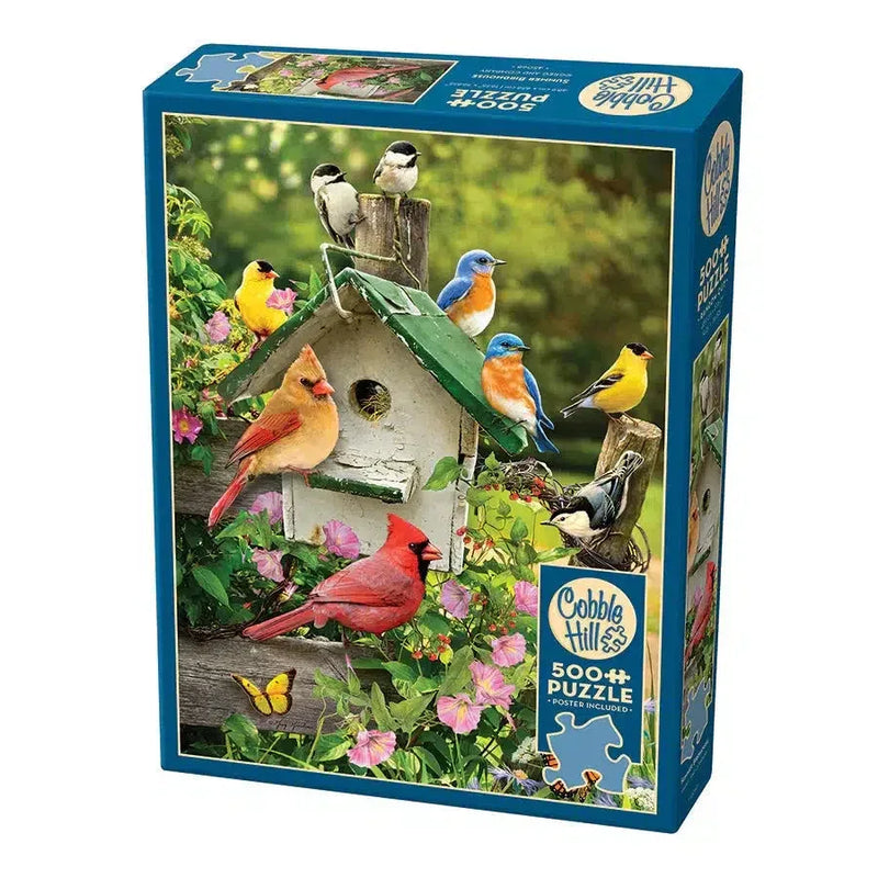 Summer Birdhouse 500 Piece Jigsaw Puzzle Cobble Hill - BIG FRENCHIES