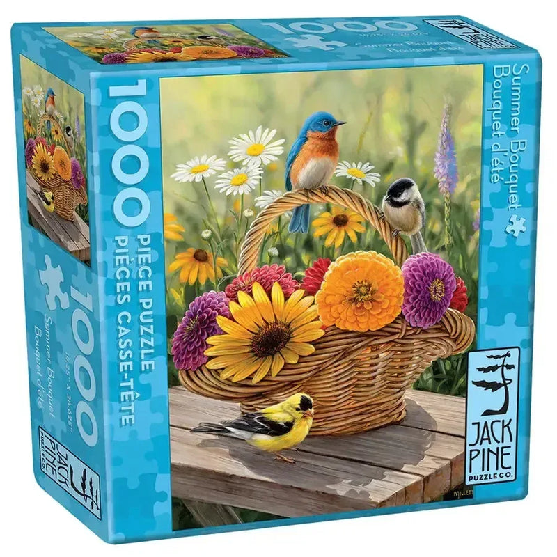 Summer Bouquet 1000 Piece Jigsaw Puzzle Jack Pine - BIG FRENCHIES