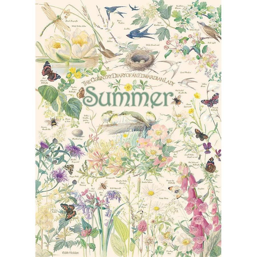 Summer Country Diary 1000 Piece Jigsaw Puzzle Cobble Hill - BIG FRENCHIES