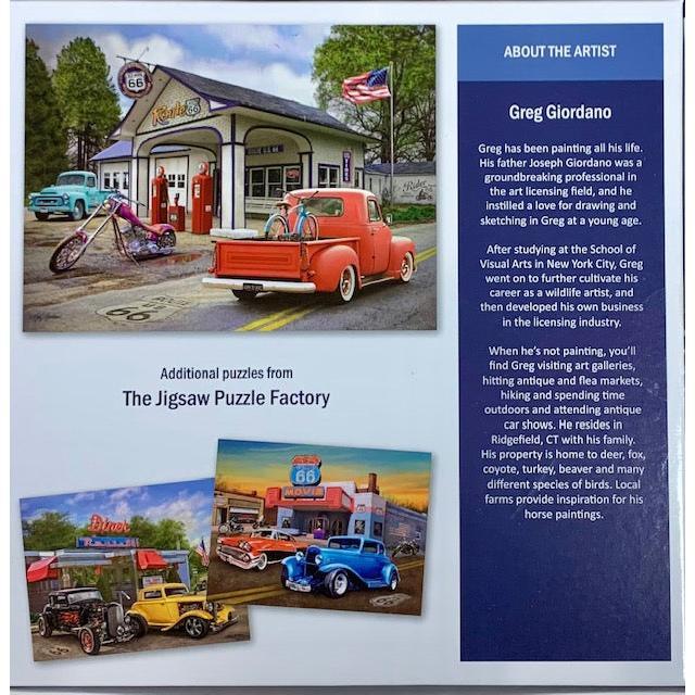 Summer Fill Up Nostalgic America 500 Piece Jigsaw Puzzle Leap Year - BIG FRENCHIES