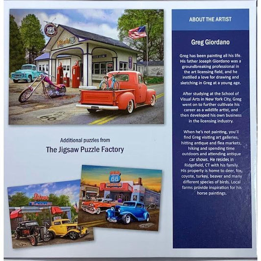 Summer Fill Up Nostalgic America 500 Piece Jigsaw Puzzle Leap Year - BIG FRENCHIES