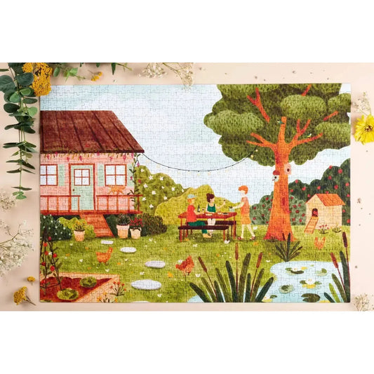 Summer Meal 1000 Piece Premium Jigsaw Puzzle Heol - BIG FRENCHIES