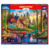 Summer Retreat 1000 Piece Jigsaw Puzzle White Mountain