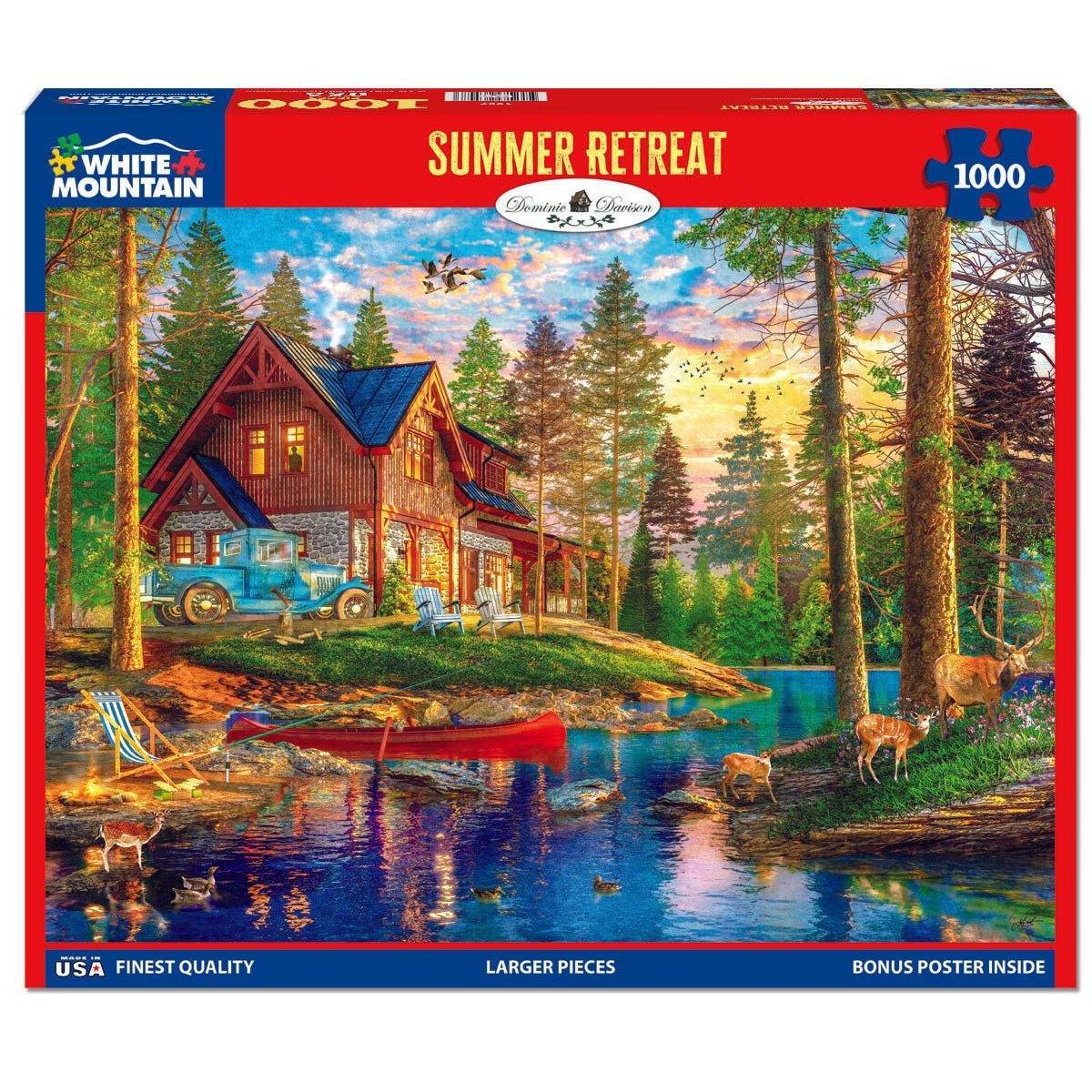 Summer Retreat 1000 Piece Jigsaw Puzzle White Mountain