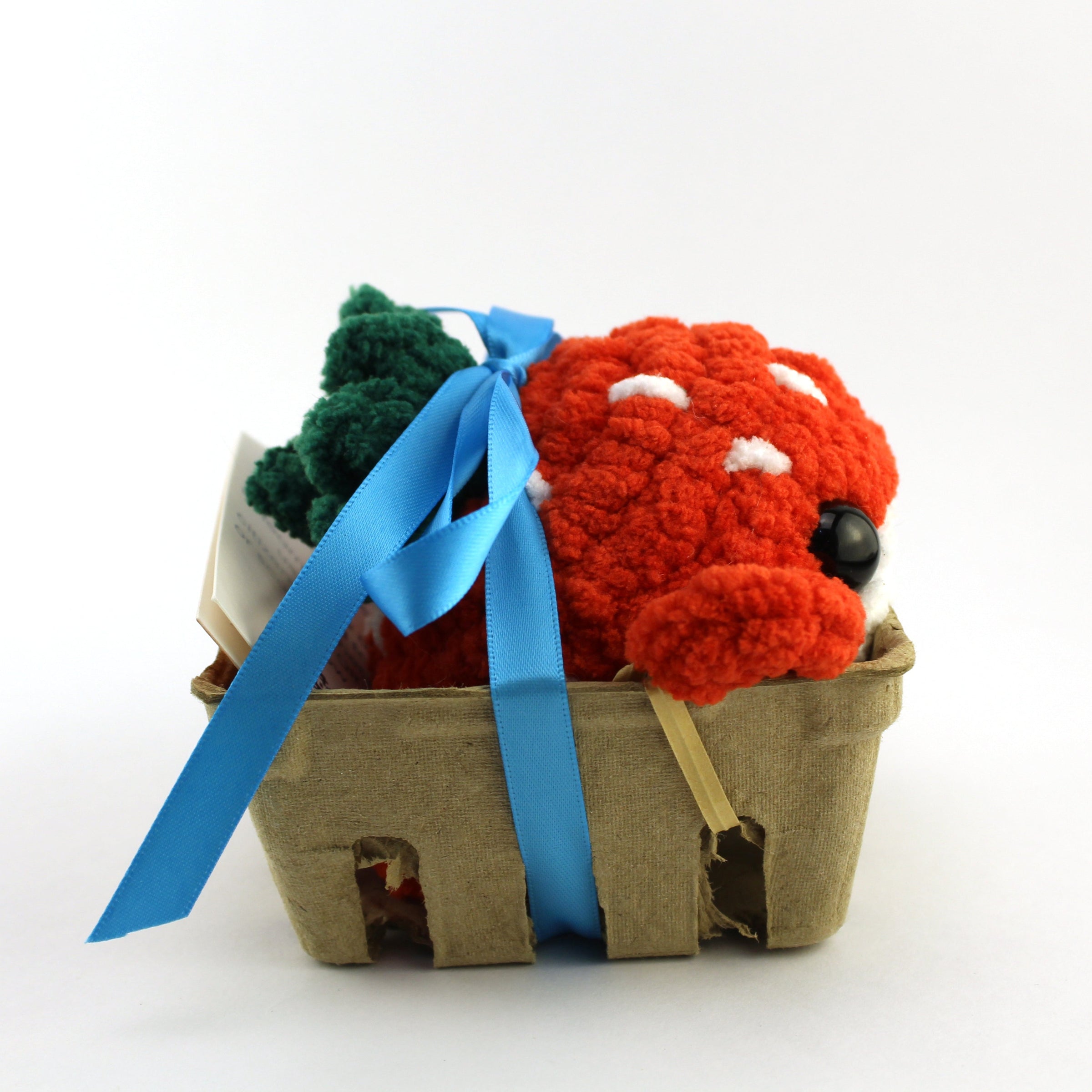 Summer the Strawberry Whale Crocheted Plushie