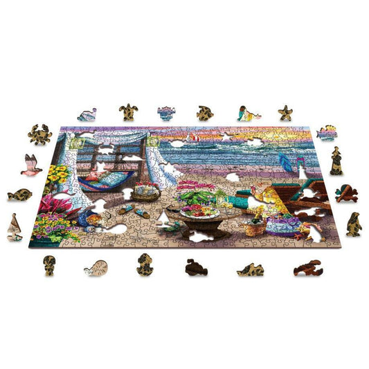 Summertime 505 Piece Wood Jigsaw Puzzle Wooden City - BIG FRENCHIES