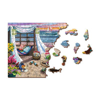 Summertime 505 Piece Wood Jigsaw Puzzle Wooden City - BIG FRENCHIES