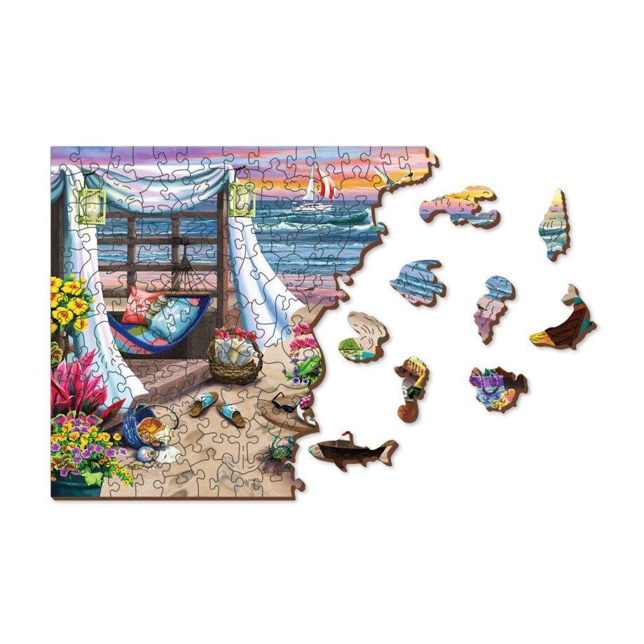 Summertime 505 Piece Wood Jigsaw Puzzle Wooden City - BIG FRENCHIES