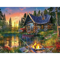 Sun Kissed Cabin 500 Piece Jigsaw Puzzle Springbok