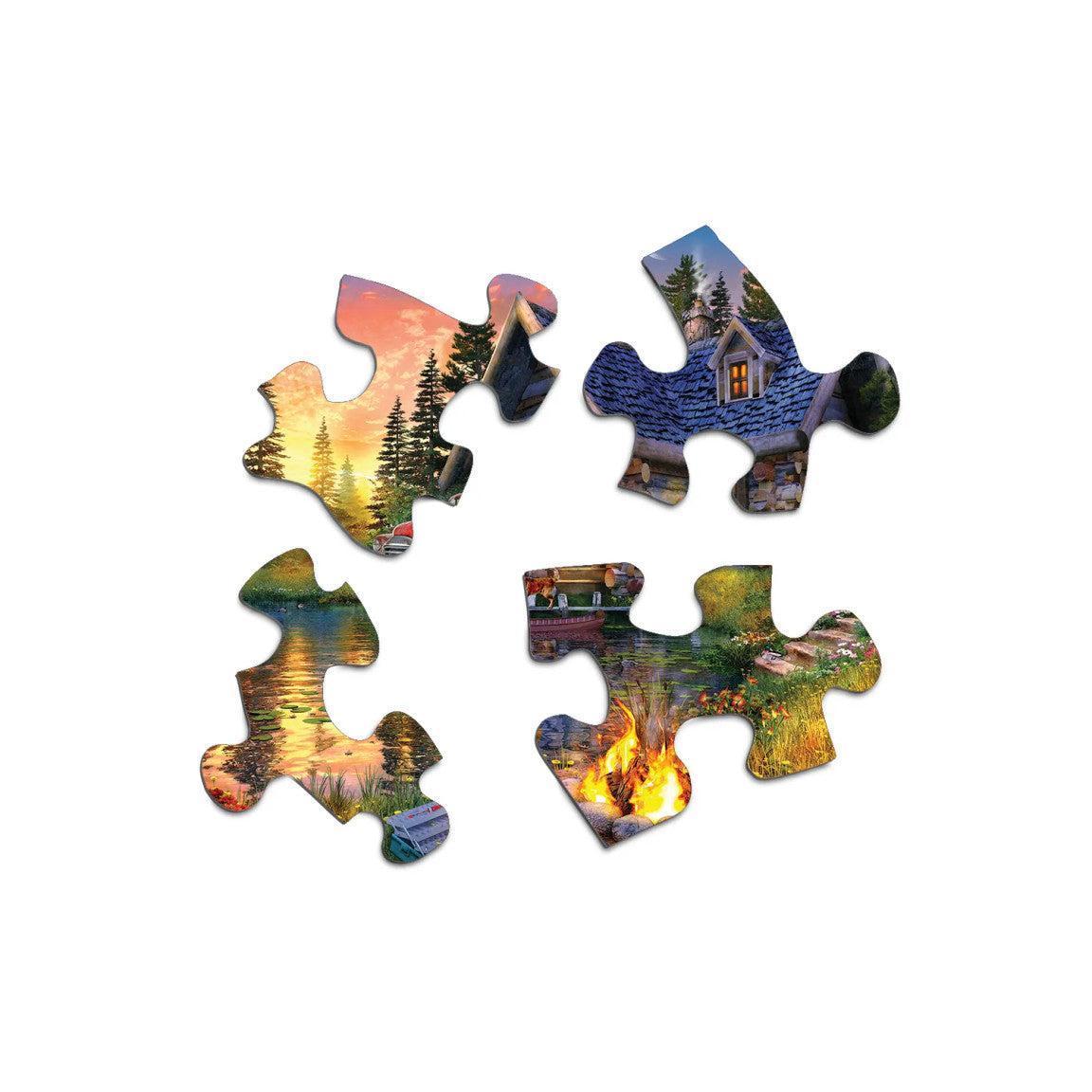 Sun Kissed Cabin 500 Piece Jigsaw Puzzle Springbok