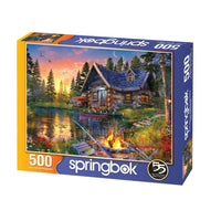 Sun Kissed Cabin 500 Piece Jigsaw Puzzle Springbok