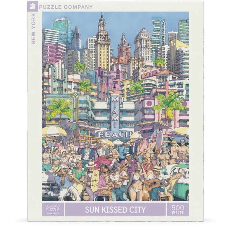 Sun Kissed City 500 Piece Jigsaw Puzzle NYPC - BIG FRENCHIES