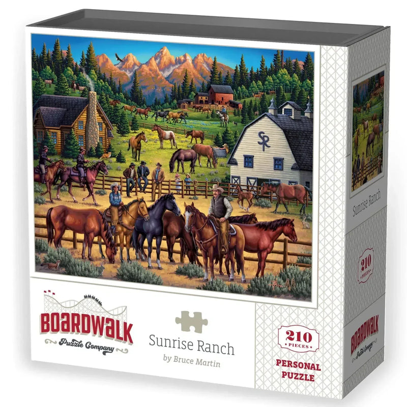 Sunrise Ranch 210 Piece Jigsaw Puzzle Boardwalk - BIG FRENCHIES