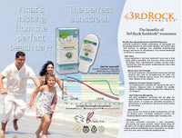 3rd Rock Sunblock® Sunscreen Lotion - Aromatherapeutic - Zinc Oxide 35 SPF
