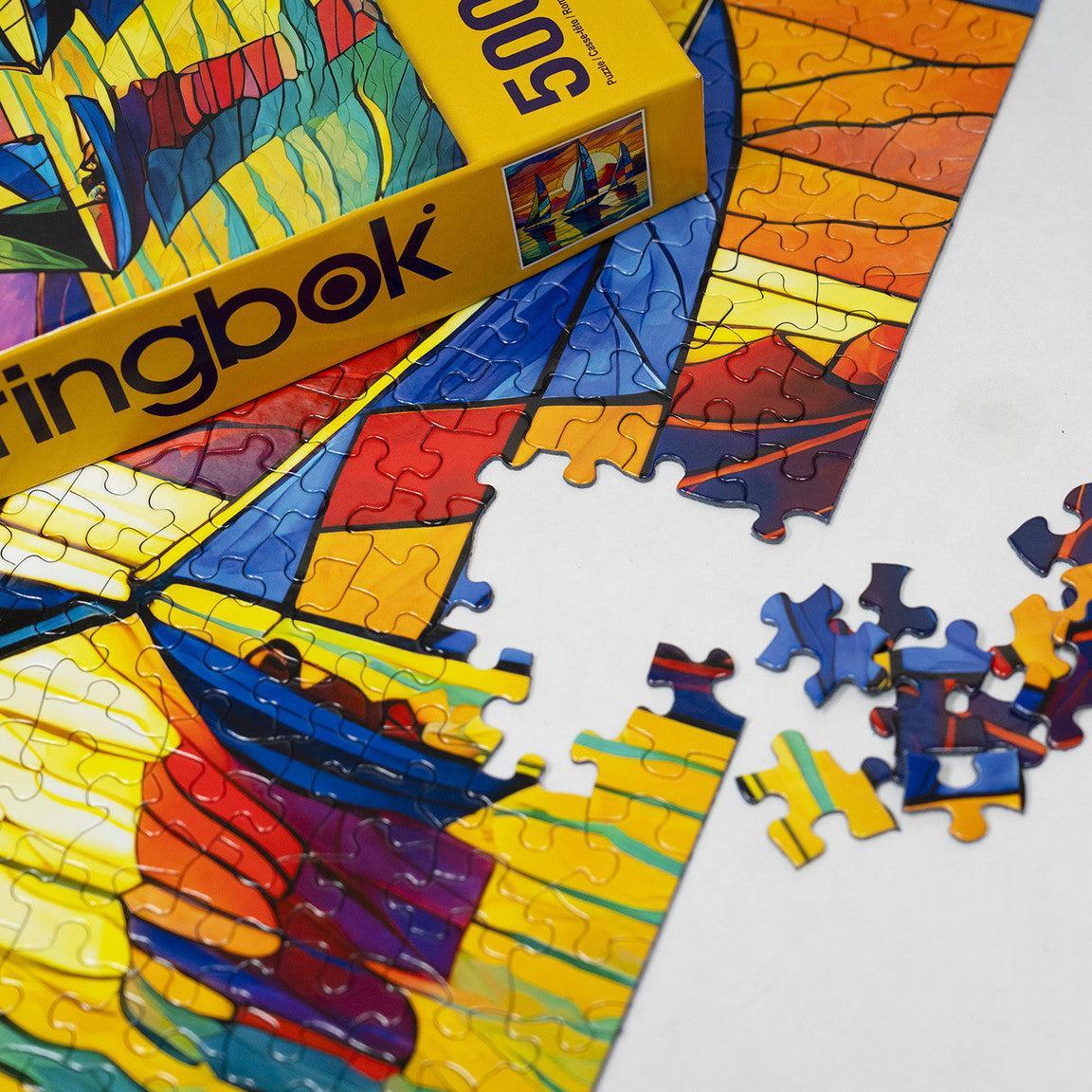 Sunset Sailing 500 Piece Jigsaw Puzzle Springbok