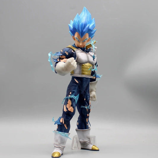 Super Saiyan Blue Vegeta Anime Figure, Dragon Ball Super Action Figurines PVC Statue 26.5 CM