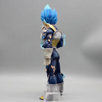Super Saiyan Blue Vegeta Anime Figure, Dragon Ball Super Action Figurines PVC Statue 26.5 CM