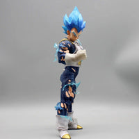Super Saiyan Blue Vegeta Anime Figure, Dragon Ball Super Action Figurines PVC Statue 26.5 CM
