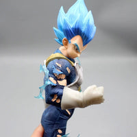 Super Saiyan Blue Vegeta Anime Figure, Dragon Ball Super Action Figurines PVC Statue 26.5 CM