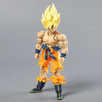 Super Saiyan Goku Posable Action Figure, Anime Dragon Ball Z Figurines PVC Articulated Collectible 16.5 cm