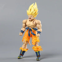 Super Saiyan Goku Posable Action Figure, Anime Dragon Ball Z Figurines PVC Articulated Collectible 16.5 cm