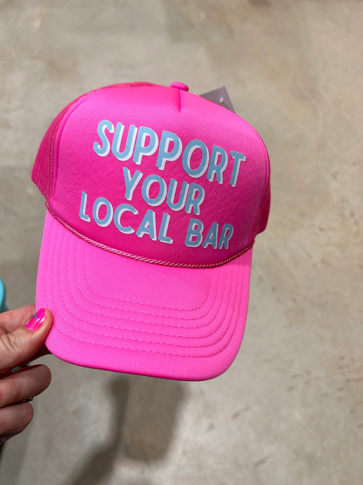 Support Your Local Bar Trucker Hat - BIG FRENCHIES